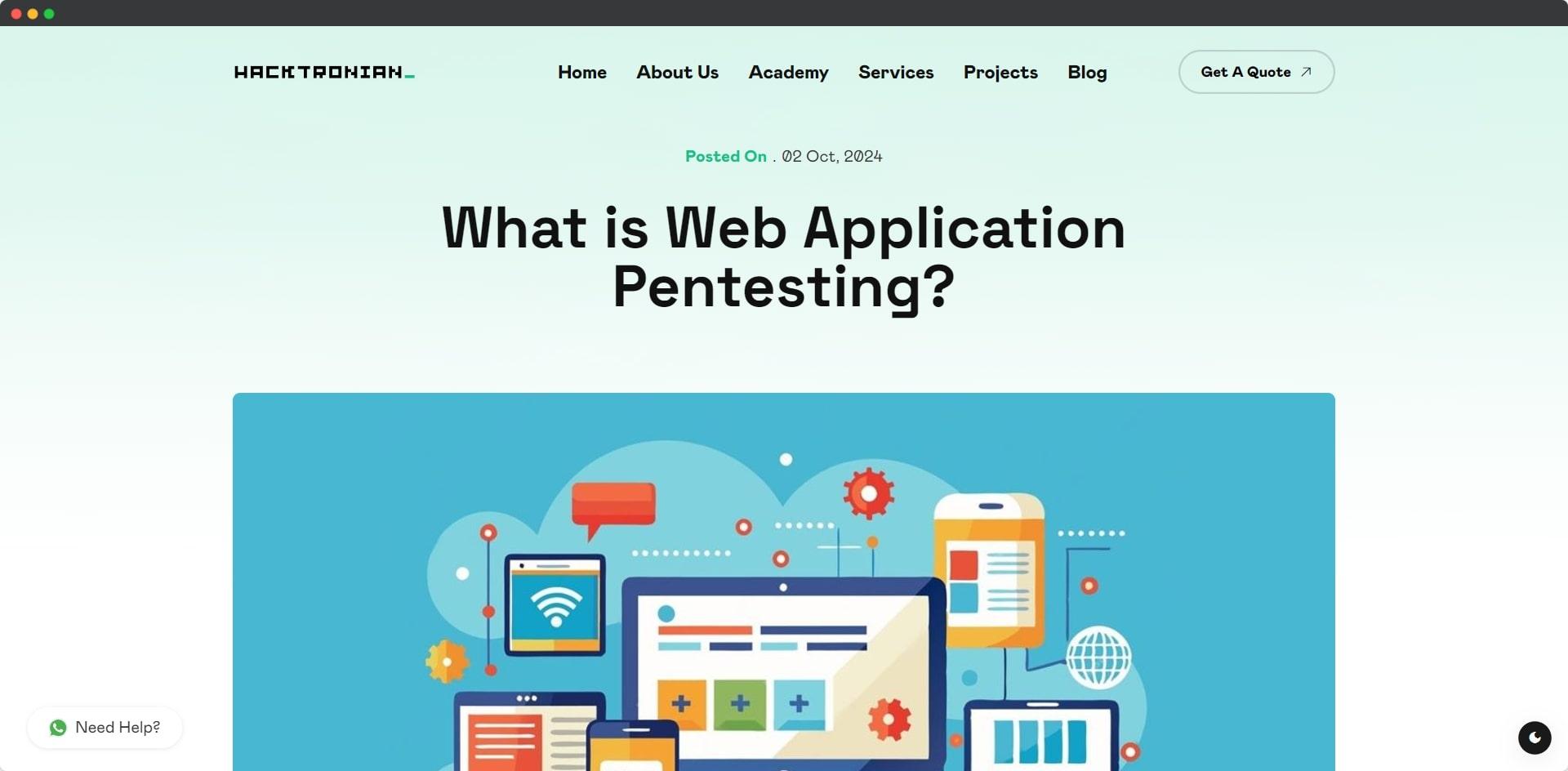 What is Web Application Pentesting?